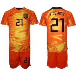 Men FIFA 2022 Netherlands Soccer Jersey 066