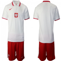 Mens Poland Short Soccer Jerseys 002