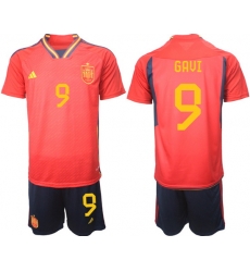 Men FIFA 2022 Spain Soccer Jersey 012