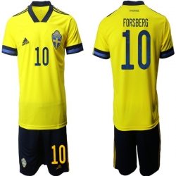 Mens Sweden Short Soccer Jerseys 002