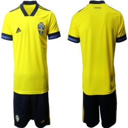 Mens Sweden Short Soccer Jerseys 003