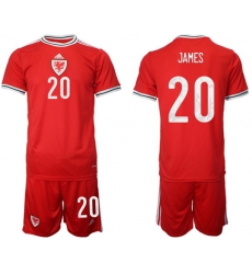 WALES 2022 World Cup Soccer Jersey #20 JAMES
