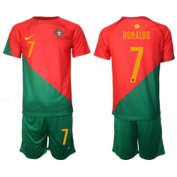 Men FIFA 2022 Portugal Cristiano Ronaldo Soccer Red Jersey 109
