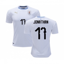 Uruguay #17 Jonathan Away Soccer Country Jersey