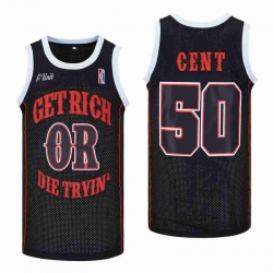 50 CENT GET RICH OR DIE TRYING BASKETBALL JERSEY