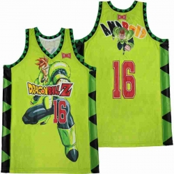 DRAGON BALL Z UNIVERSE 7 JERSEY ANDROID 16 DBZ JERSEY NEON (2)