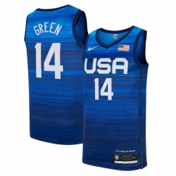 Men's Draymond Green Jersey USA Basketball Tokyo Olympics 2021 Blue