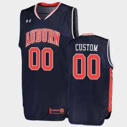 Auburn Tigers Custom Navy Road College Basketball Jersey