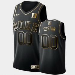 Duke Blue Devils Custom Black 2019 Golden Edition Men'S Jersey