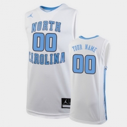 North Carolina Tar Heels Custom White Replica College Basketball Jersey