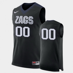 Gonzaga Bulldogs Custom Black Replica College Basketball Jersey