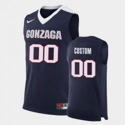 Gonzaga Bulldogs Custom Navy Home College Basketball Jersey