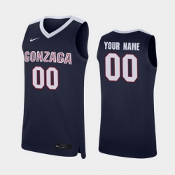 Gonzaga Bulldogs Custom Navy Replica College Basketball Jersey