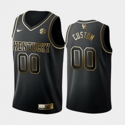 Kentucky Wildcats Custom Black Golden Edition Men'S Jersey
