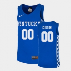 Kentucky Wildcats Custom Royal Replica College Basketball Jersey