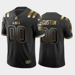 LSU Tiger Custom Black Golden Edition Men'S Jersey