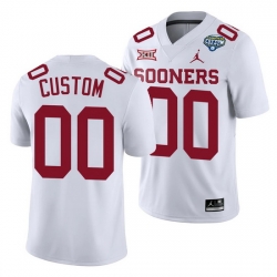 Oklahoma Sooners Custom White 2020 Cotton Bowl Classic College Football Jersey
