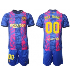 Men Barcelona Soccer Jersey 001 Customized