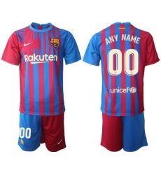 Men Barcelona Soccer Jersey 061 Customized