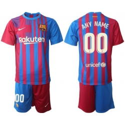 Men Barcelona Soccer Jersey 061 Customized