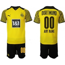 Men Borussia Dortmund Soccer Jersey 039 Customized