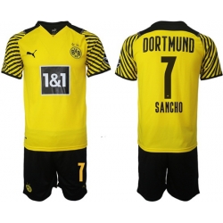 Men Borussia Dortmund Soccer Jersey 053