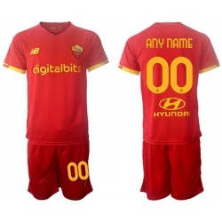 Men Roma Soccer Jerseys 002 Customized