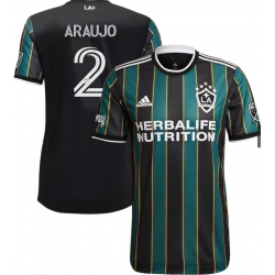 Men Julian Araujo Black Los Angeles Galaxy Community Kit Soccer Jersey