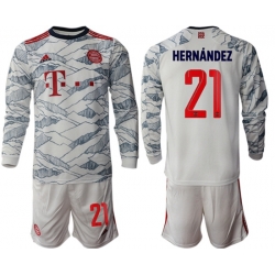 Men Bayern Long Sleeve Soccer Jerseys 525