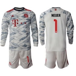 Men Bayern Long Sleeve Soccer Jerseys 537