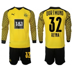 Men Borussia Dortmund Long Sleeve Soccer Jerseys 502