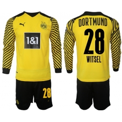 Men Borussia Dortmund Long Sleeve Soccer Jerseys 503