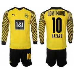 Men Borussia Dortmund Long Sleeve Soccer Jerseys 510