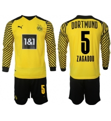 Men Borussia Dortmund Long Sleeve Soccer Jerseys 515