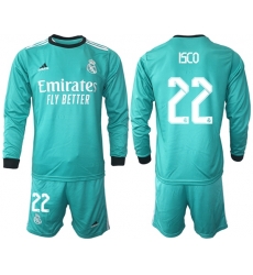 Men Real Madrid Long Sleeve Soccer Jerseys 502