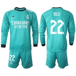 Men Real Madrid Long Sleeve Soccer Jerseys 502