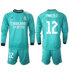 Men Real Madrid Long Sleeve Soccer Jerseys 506