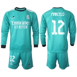 Men Real Madrid Long Sleeve Soccer Jerseys 506