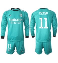Men Real Madrid Long Sleeve Soccer Jerseys 507