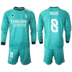 Men Real Madrid Long Sleeve Soccer Jerseys 510