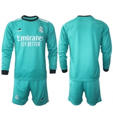 Men Real Madrid Long Sleeve Soccer Jerseys 518