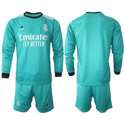Men Real Madrid Long Sleeve Soccer Jerseys 518