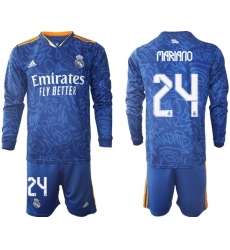 Men Real Madrid Long Sleeve Soccer Jerseys 522