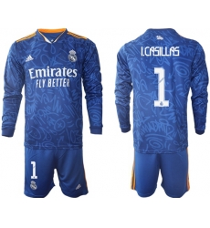 Men Real Madrid Long Sleeve Soccer Jerseys 545