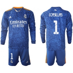 Men Real Madrid Long Sleeve Soccer Jerseys 545