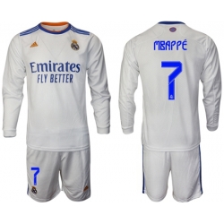 Men Real Madrid Long Sleeve Soccer Jerseys 573