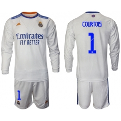 Men Real Madrid Long Sleeve Soccer Jerseys 582