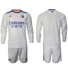 Men Real Madrid Long Sleeve Soccer Jerseys 583