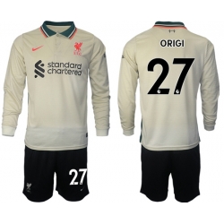 Men Liverpool Long Sleeve Soccer Jerseys 501
