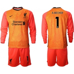 Men Liverpool Long Sleeve Soccer Jerseys 530